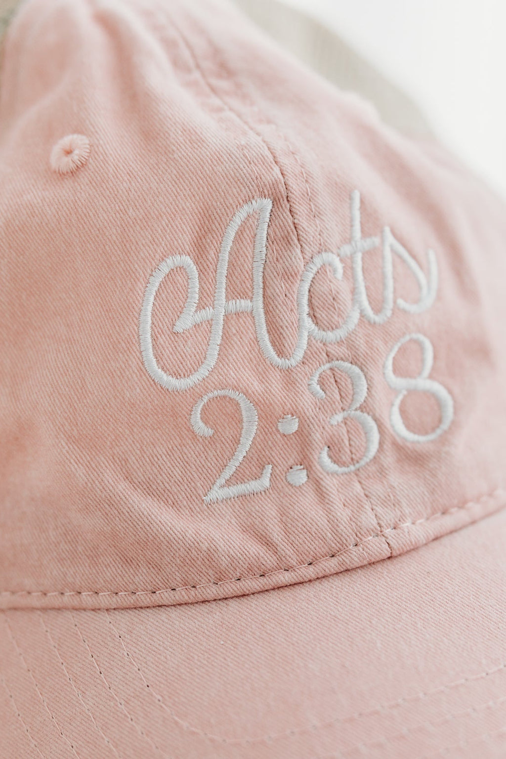 Acts 2:38 Embroidered Cap