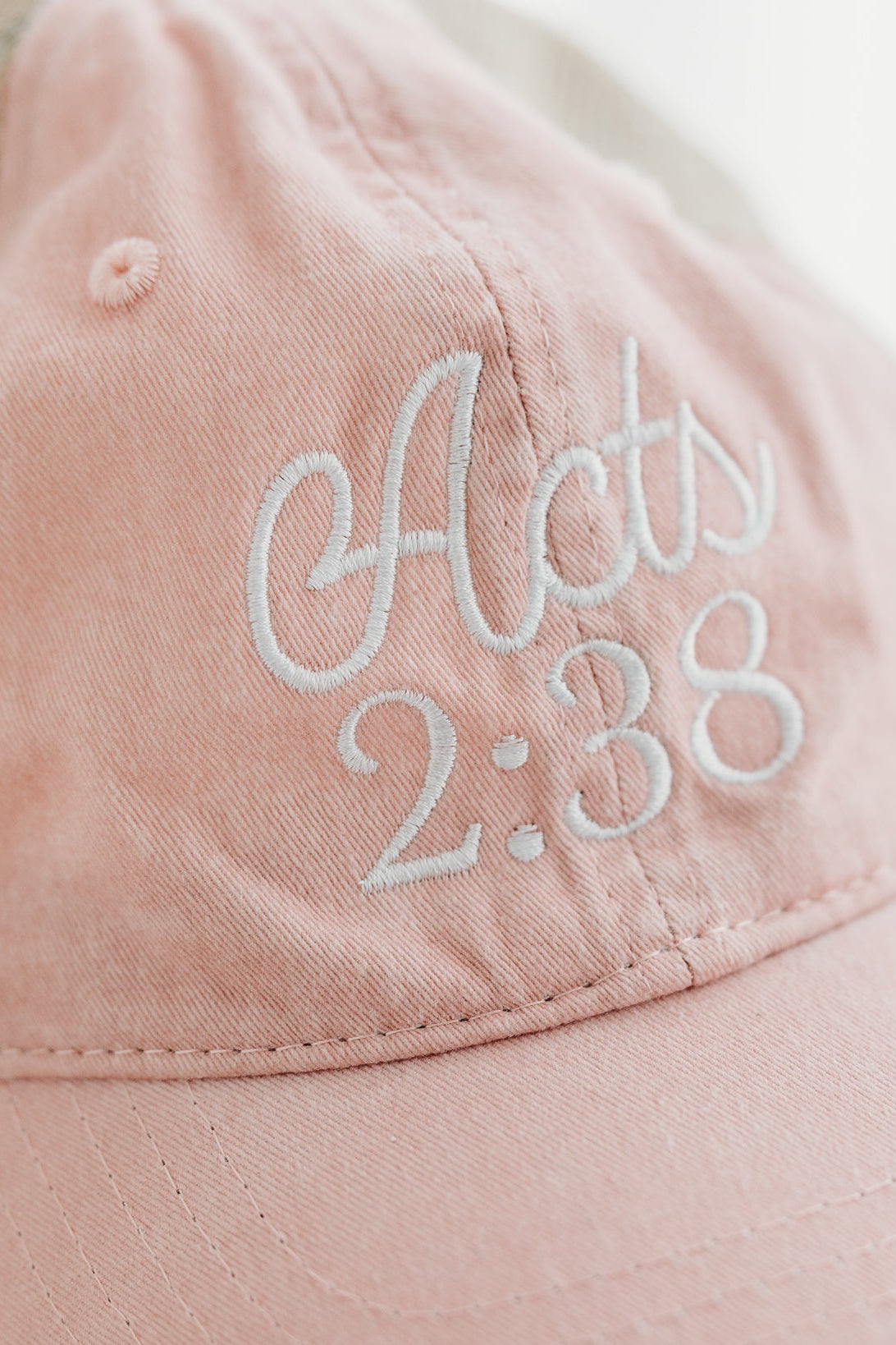 Acts 2:38 Embroidered Cap