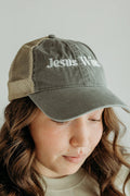 Jesus Wins Embroidered Cap