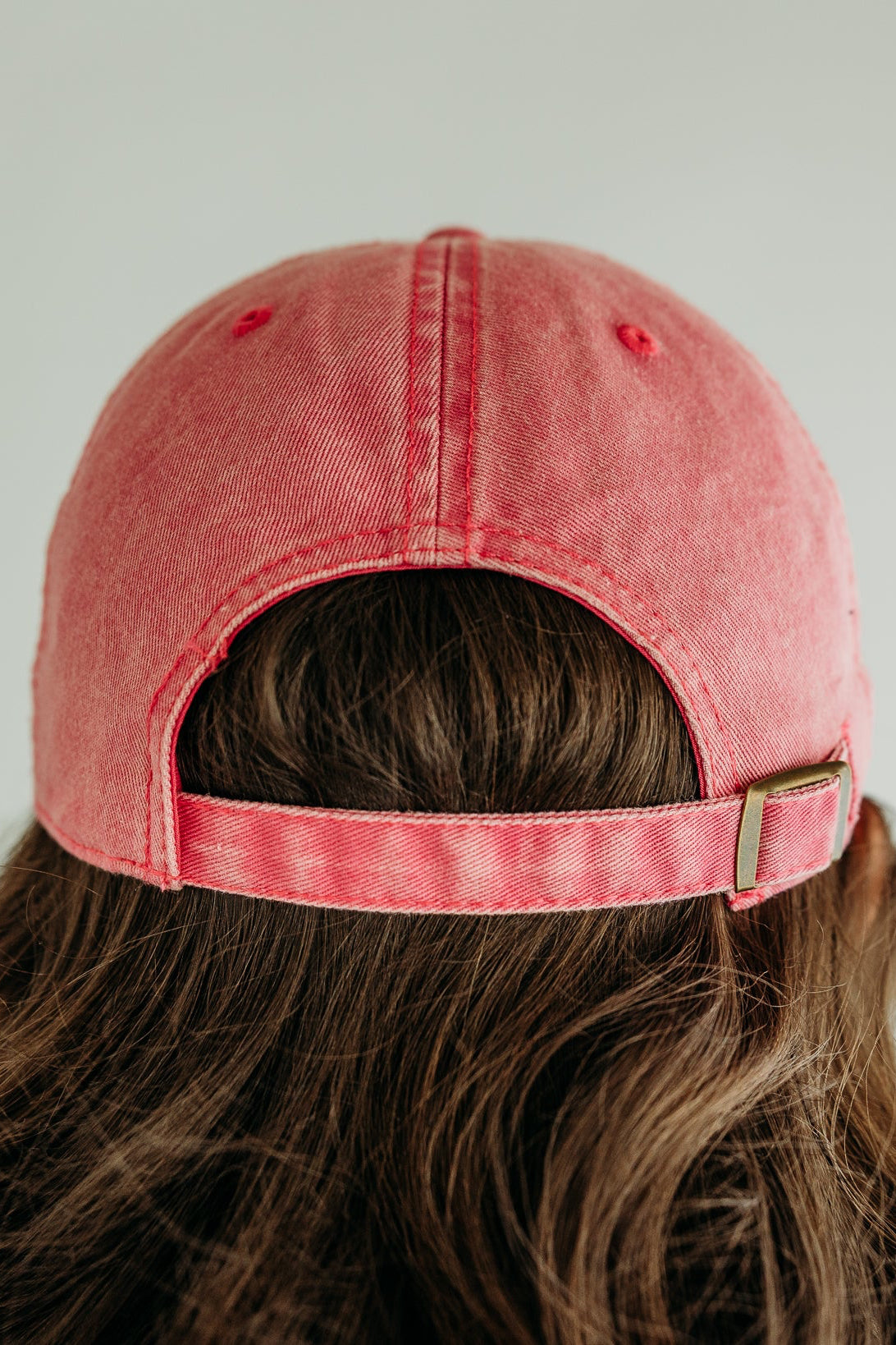In Jesus Name Embroidered Distressed Cap