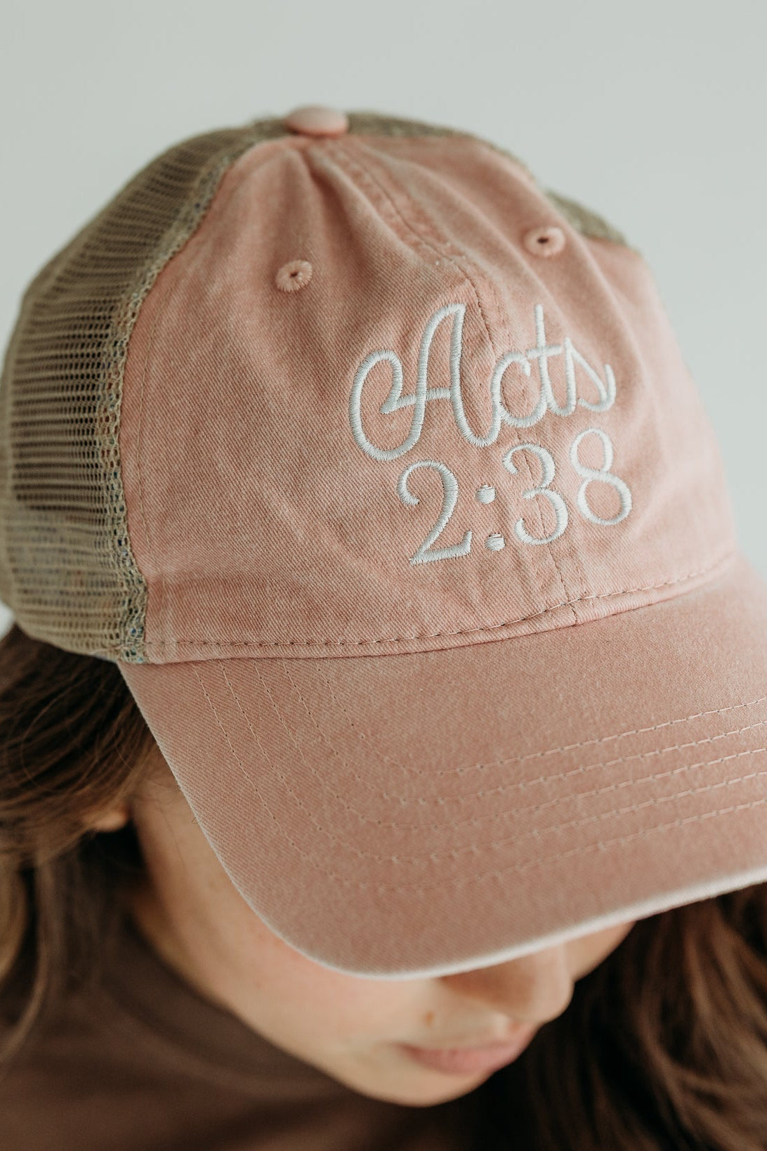 Acts 2:38 Embroidered Cap