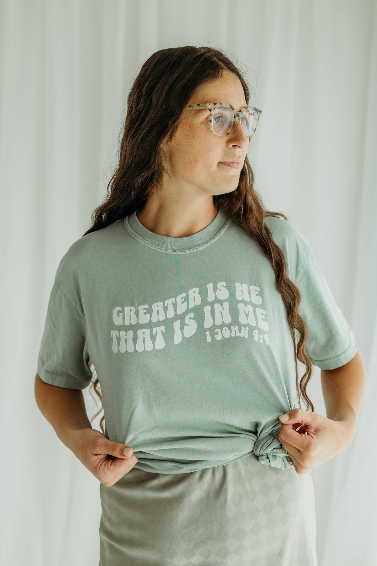 Greater is He in Me T-Shirt