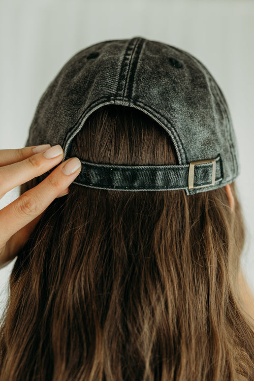 Pray Embroidered Distressed Cap