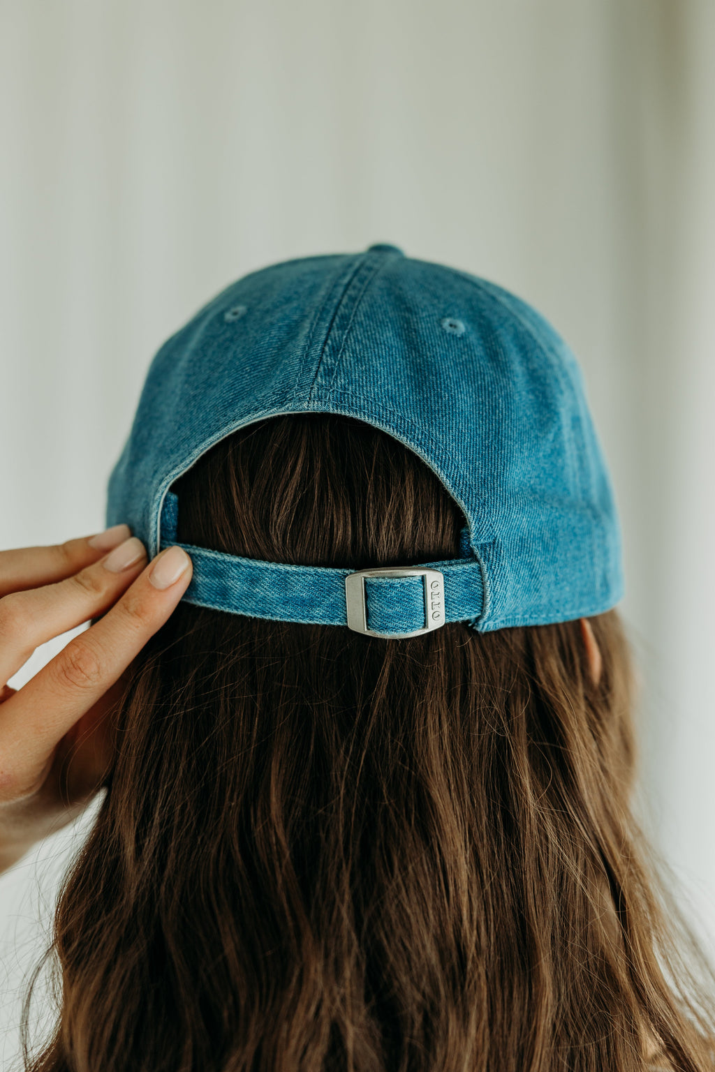 Jesus Is Lord Denim Embroidered Cap