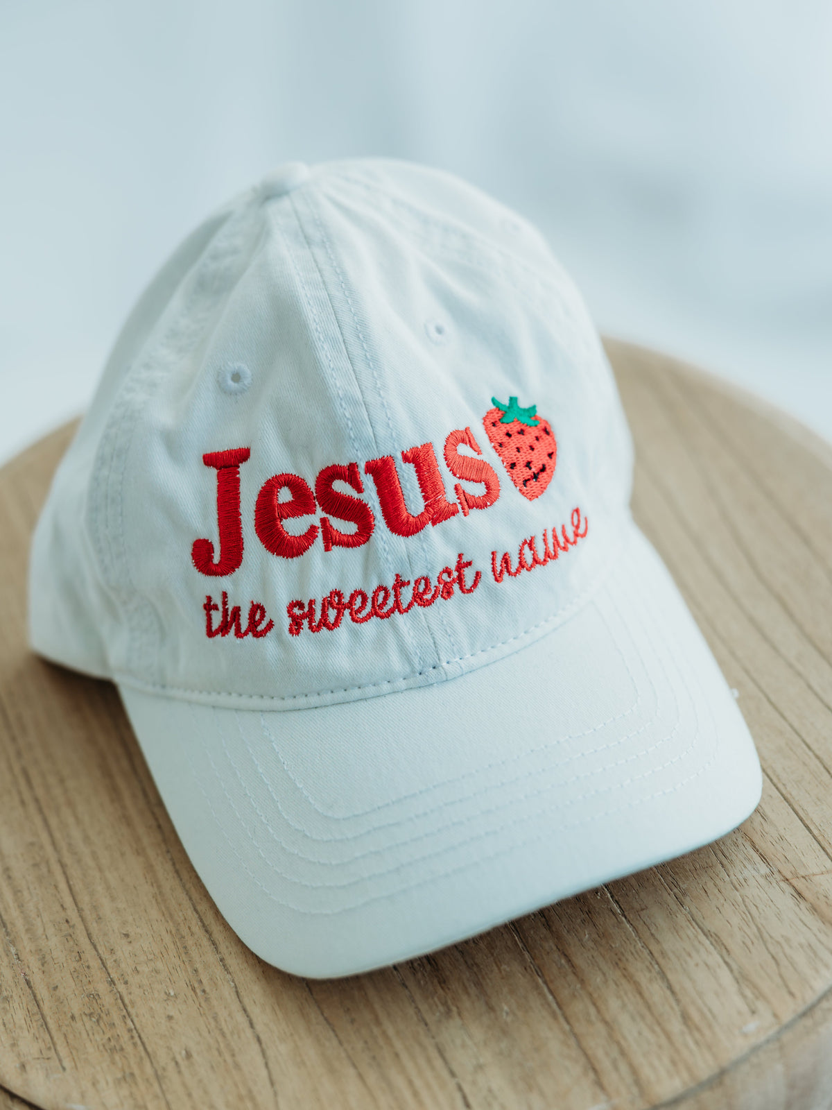 The Sweetest Name Embroidered Cap
