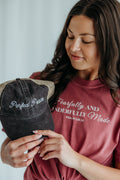 Perfect Peace Embroidered Cap