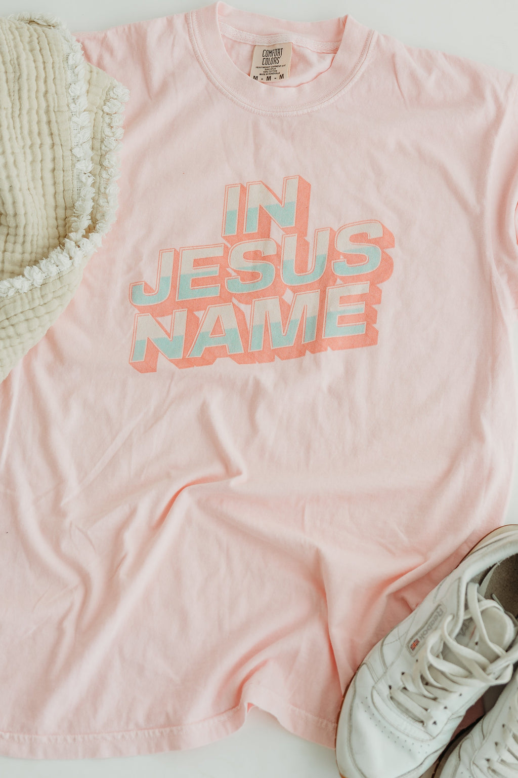 In Jesus Name T-Shirt - Blossom