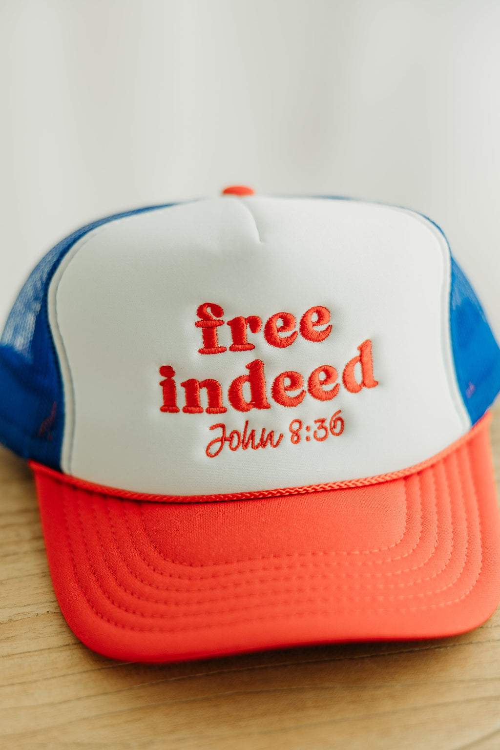 Free Indeed Embroidered Foam Trucker Hat