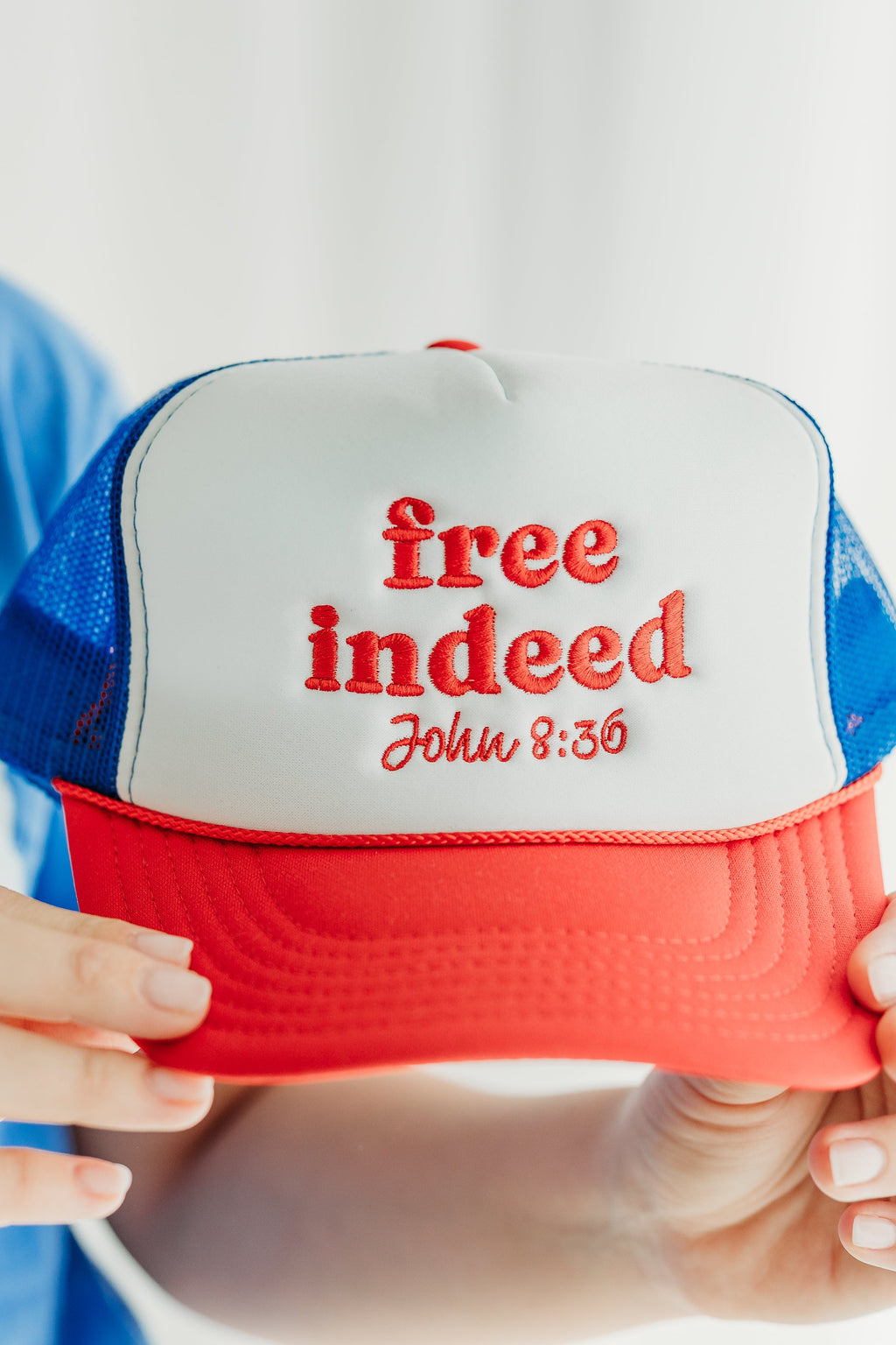 Free Indeed Embroidered Foam Trucker Hat